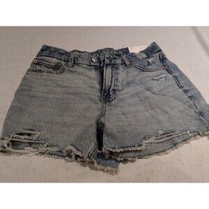 AE Strigid Denim Curvy Highest Waist '90s Boyfriend Short, SZ 4, W 27, Brand New